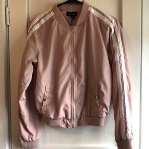 light pink jacket, size medium womens